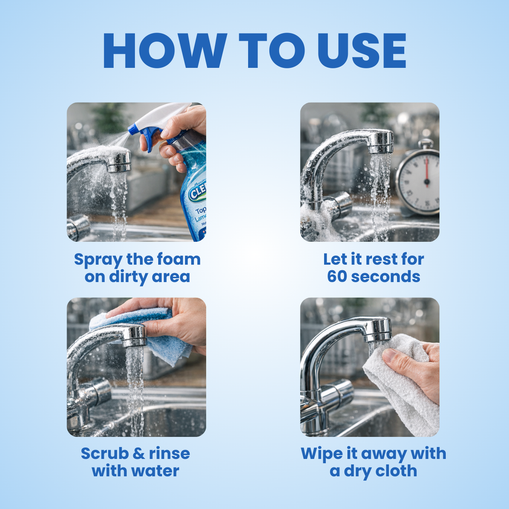 Cleenzo Tap Cleaner & Limescale Remover | 500 ML
